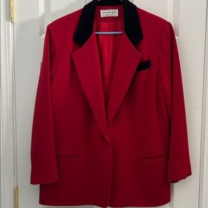 Vintage Dumas Wool Red Jacket